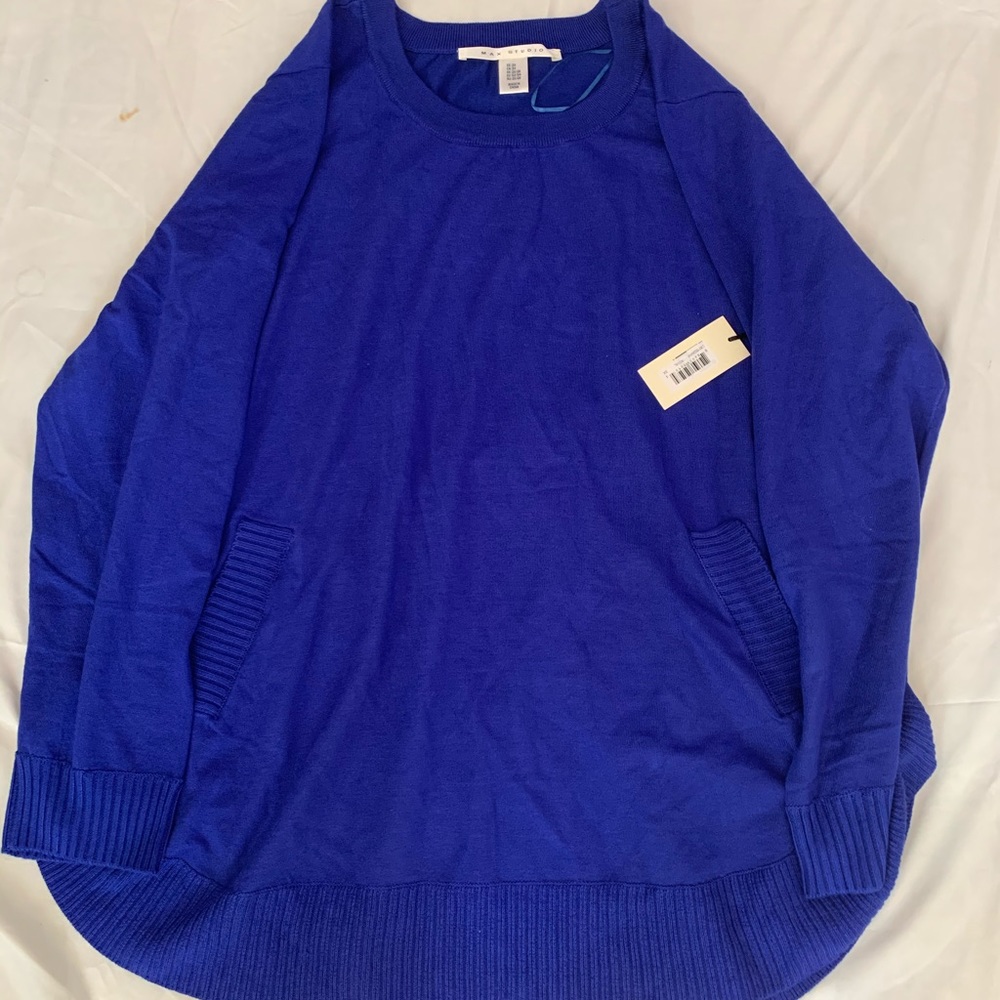 Max studio blue women sweater